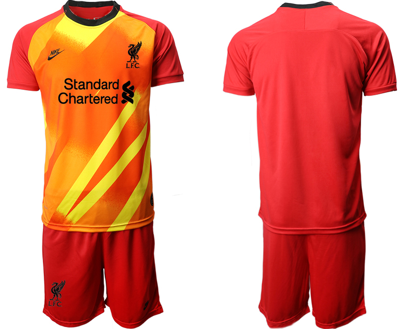 Men 2020-2021 club Liverpool goalkeeper red Soccer Jerseys